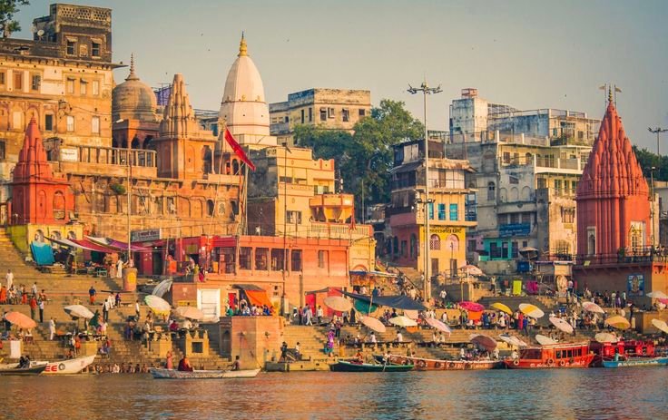 sunrise over sacred ghats